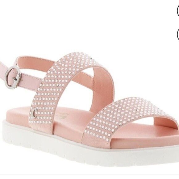 Circus Sam Edelman blush Narcissa Jaz Ankle-Strap Sandals shoes little girl sz 3 - Picture 3 of 8